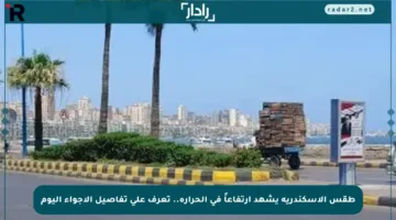 طقس الإسكندرية يشهد ارتفاعاً في الحرارة.. تعرف على تفاصيل الأجواء اليوم